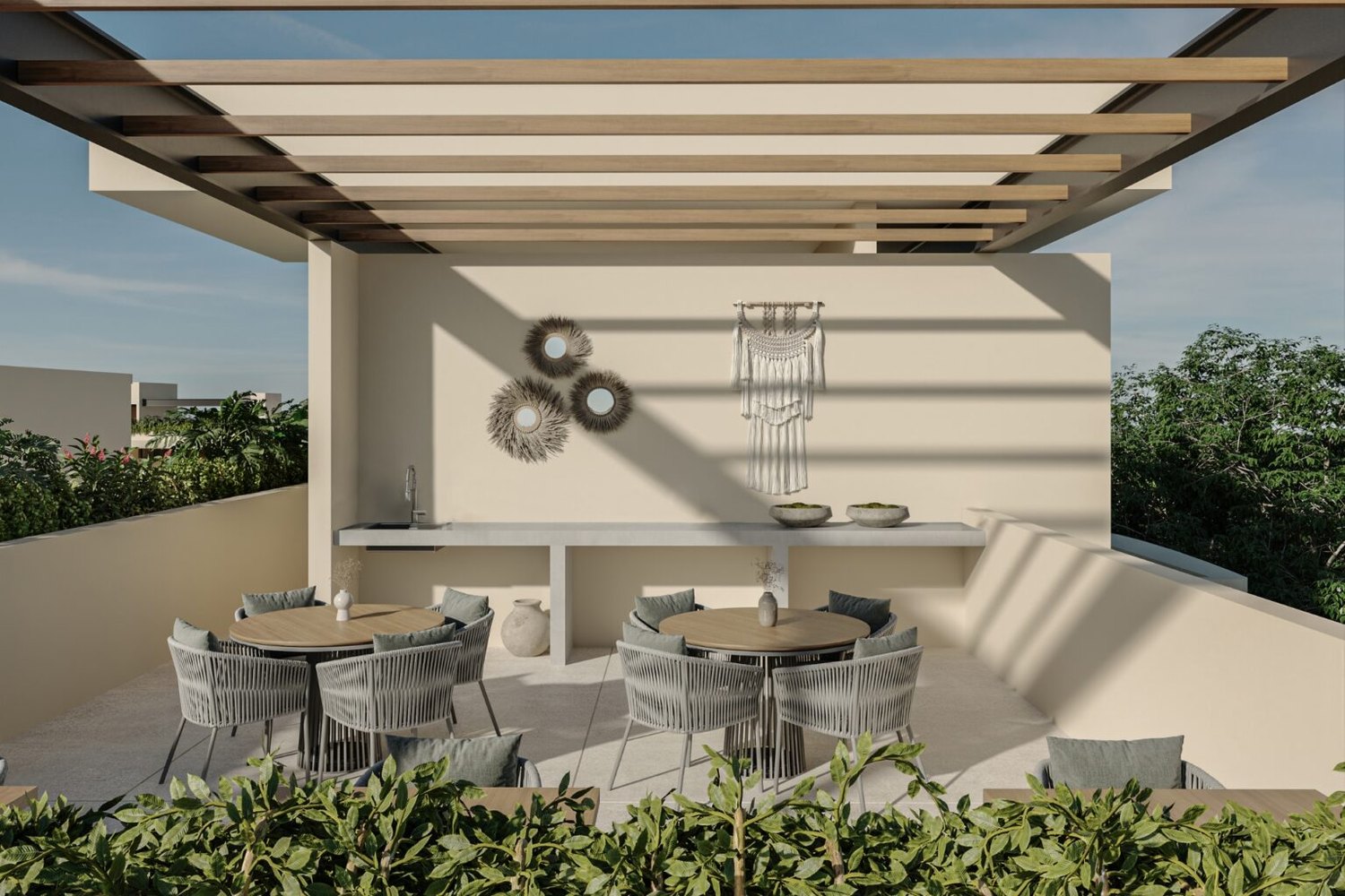 Terraza ilustrativa de Kenúa